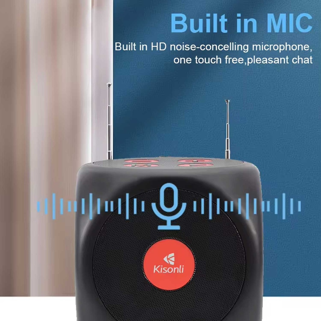 Kisonli G15 Portable Mobile Music Bluetooth Dice Mini Speaker - 2