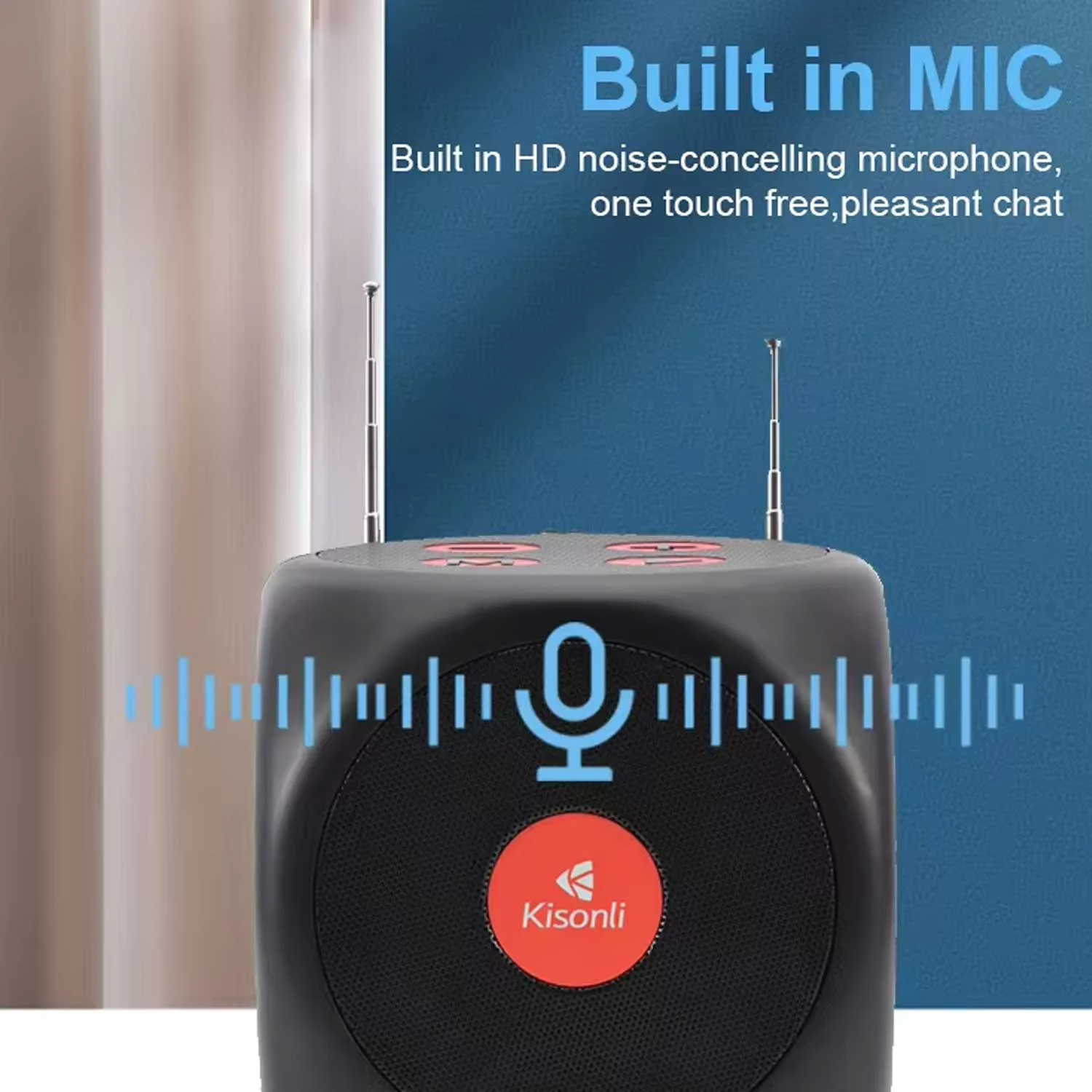 Kisonli G15 Portable Mobile Music Bluetooth Dice Mini Speaker - 2