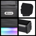 Kisonli Led-802 Rgb Wireless Bt 5.3 Modern Retro Design Soundbar - 4