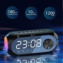 Kisonli Lp-2s Rgb Speaker Alarm Clock Bluetooth 5.0 Tf-card For Mobile - 4