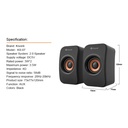 Kisonli Multimedia Usb Loudspeaker Ks-07 - 3