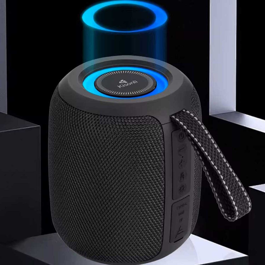 Kisonli Q26 10w Btfmusbtftwsrgb Bluetooth With Horn Small Speaker - 4