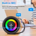 Kisonli S16 Tws Dj Powered Portable Mini Fm Radio Speaker With Soft Cord Handle - 3