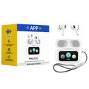 A9 Pro App Ancenc Display Touch Control Bt 5.4 Wireless Earbuds With Zwsvibe App White - 3