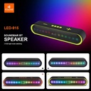 Kisonli Wireless Bluetooth Longbar Speaker Led-915 - 3