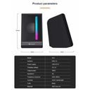 Kisonli X16 Mini Usb 2.0 Portable Speaker For Laptop Pc With Rgb Light - 4