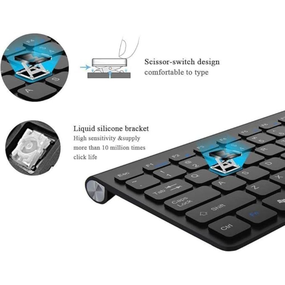 Km908 Wireless Keyboard And Mouse Combo - 2