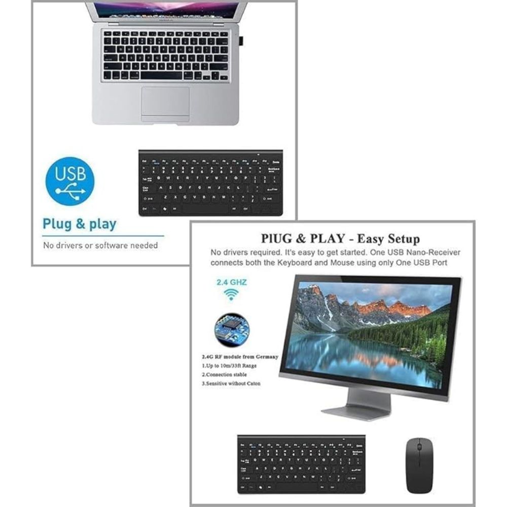Km908 Wireless Keyboard And Mouse Combo - 4