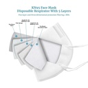 Kn95 With Out Filter 5 Layer Professional Medical Grade Mask - 4