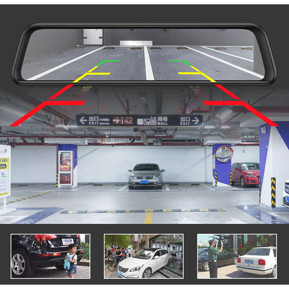 L830 Car Dvr Mirror Dual Camera Frontback 1080p - 3