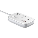 Ldnio Sc6 45w Gan Fast Charging 3250w Power Extension 3 Sockets 2 Usb-a + 2 Usb-c 2m - 2