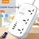 Ldnio Scw3451 2500w Wifi Smart Power Extension 3 Sockets 1 Usb-c + 3 Usb-a - 2