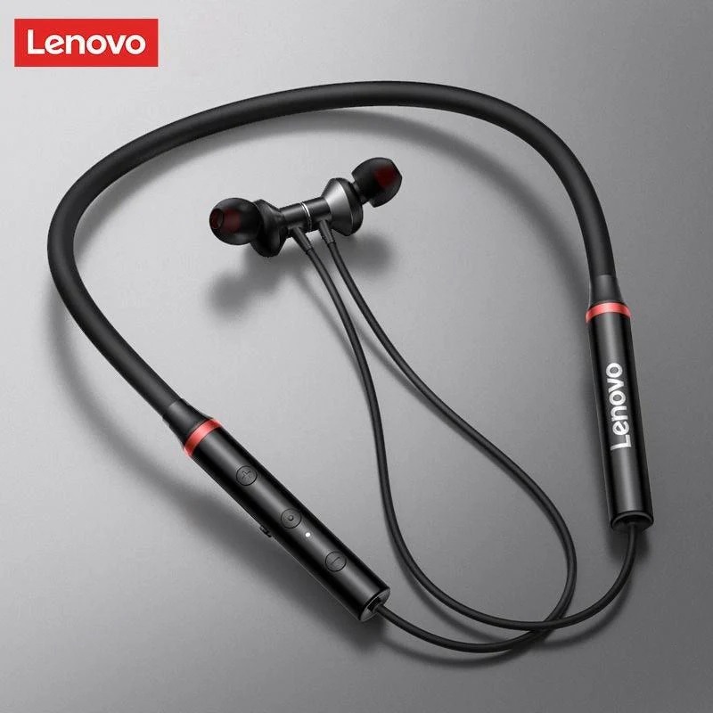 Lenovo He05x 2 Bluetooth 5.0 Earphones Hifi Magnetic Neckband Headset - 2