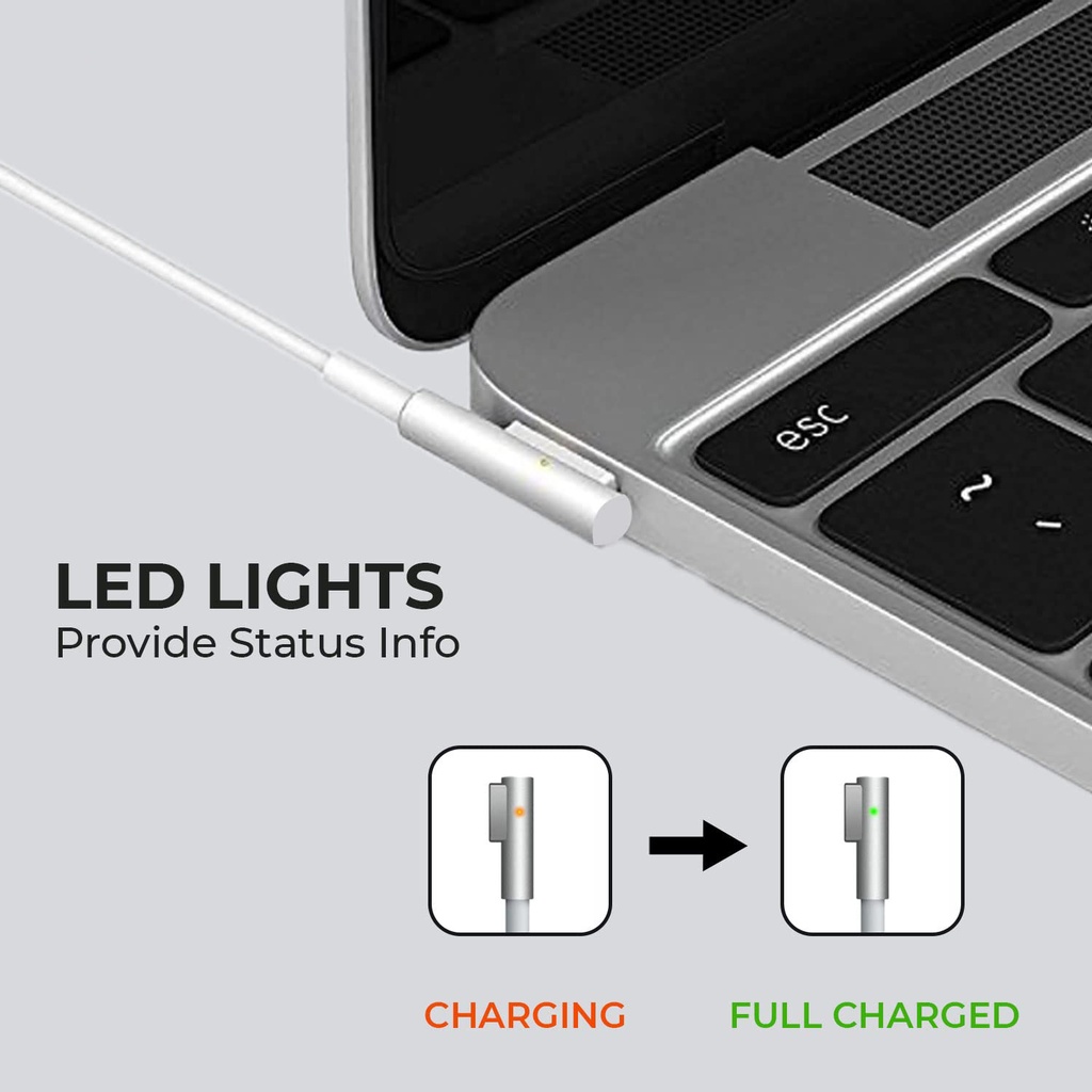 Apple 45w Magsafe 1 (l Shape Pin) Macbook Pro Laptop Charger - 3