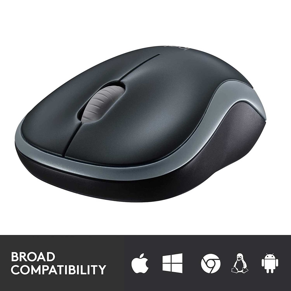 Logitech M185 Wireless Mouse, 2.4ghz With Usb Mini Receiver - 2