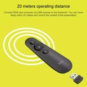 Logitech R500 Laser Presentation Remote Clicker With Dual Connectivity Bluetooth Or Usb For Powerpoint, Keynote, Google Slides, Wireless Presenter - 4
