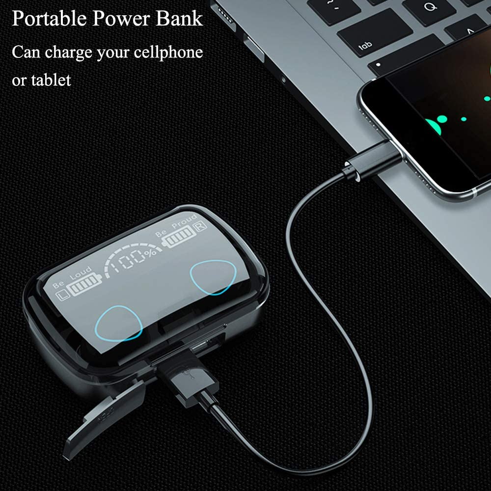 M10 Wireless Earbuds Bluetooth Earphones Noise Cancellation Hifi Quality - 2