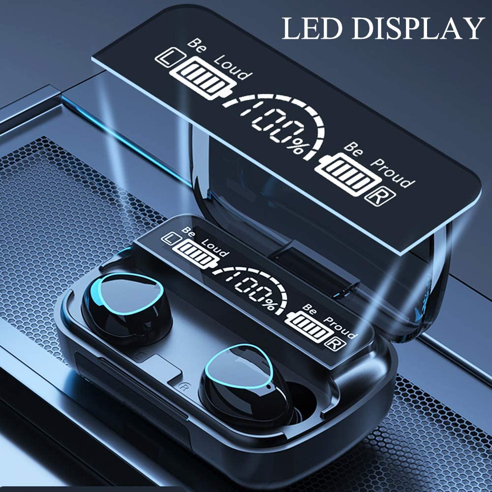 M10 Wireless Earbuds Bluetooth Earphones Noise Cancellation Hifi Quality - 3