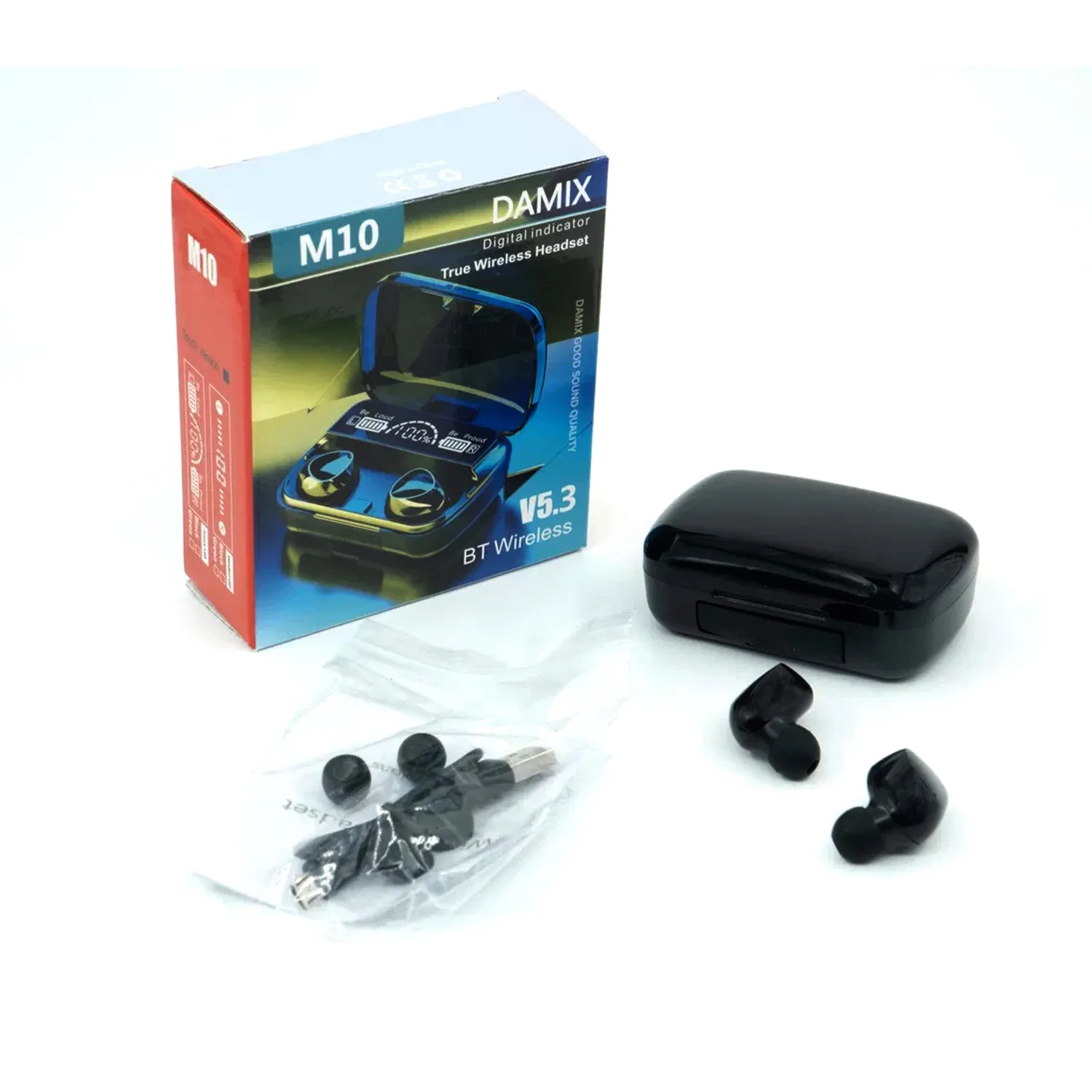 M10 Wireless Earbuds Bluetooth Earphones Noise Cancellation Hifi Quality - 4