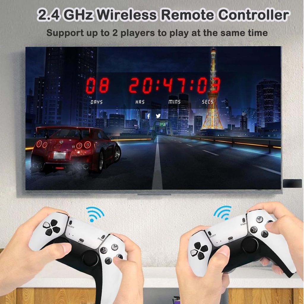 M15 Video Game Stick 4k 20000+ Retro Games With Taken3 Game - 2