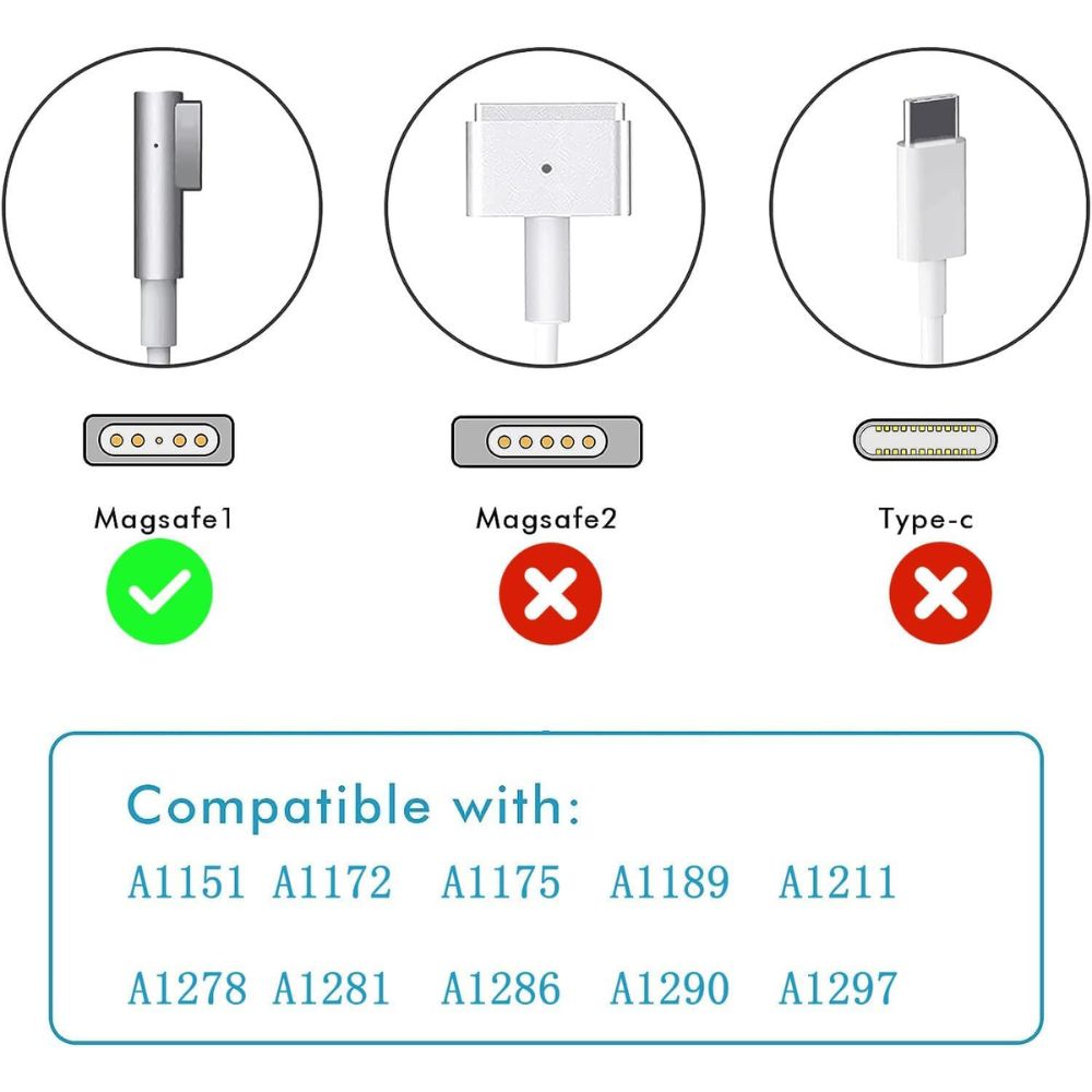 Apple 60w Magsafe 1 (l Shape Pin) Macbook Pro Laptop Charger - 4