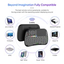 M9 Bluetooth Mini Wireless Keyboard 7 Backlit 2.4g Air Mouse Remote Touchpad - 3