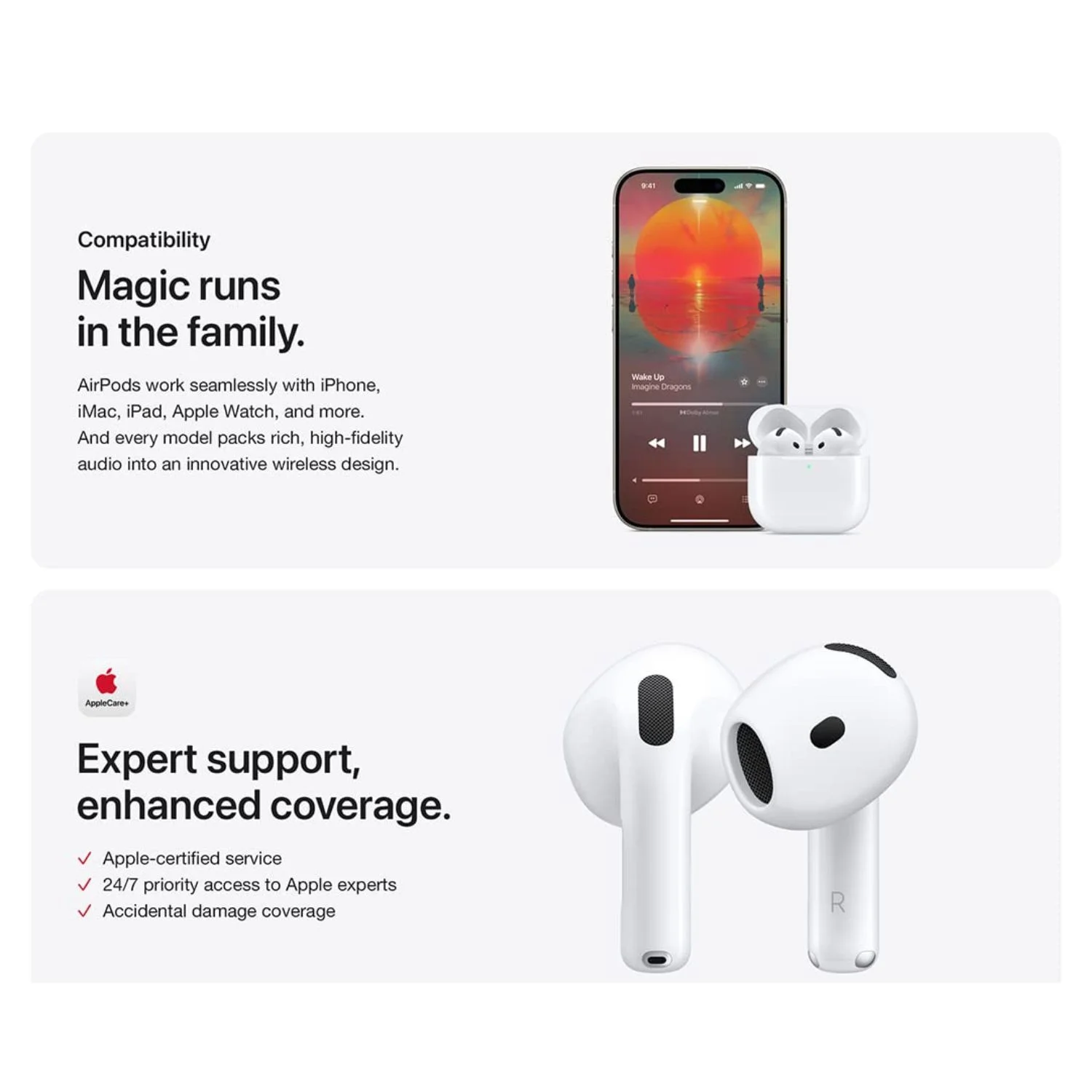 Apple Airpods 4 Bt 5.3v Usb-c & Wireless Charging Case - 2