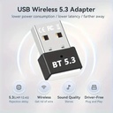 Mini Bluetooth Usb Dongle 5.3 Plug & Play - 3