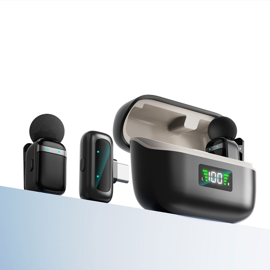 Mini8 Rts Lavalier Metal Condenser Lightweight Wireless Dual Microphone - 3