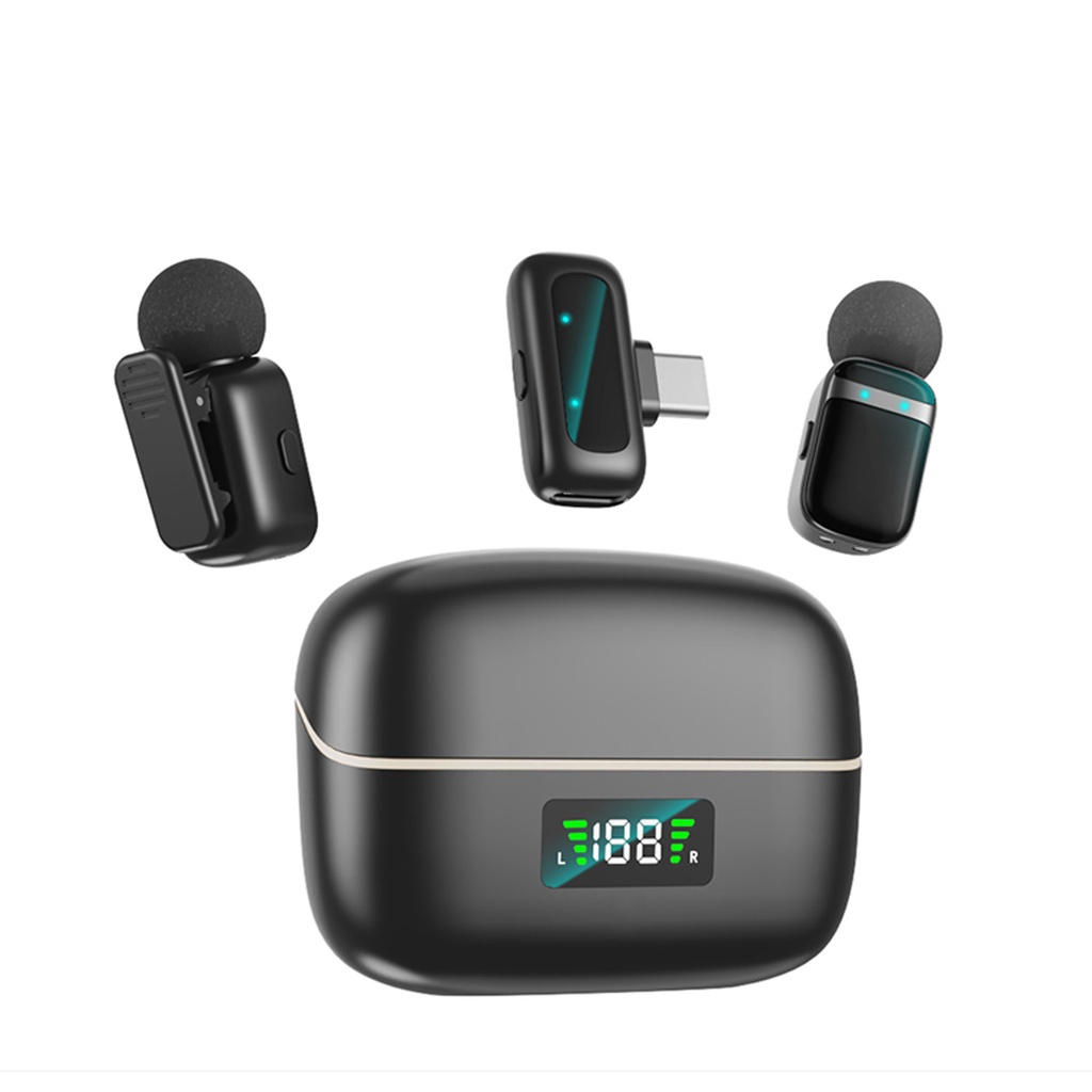 Mini8 Rts Lavalier Metal Condenser Lightweight Wireless Dual Microphone - 4