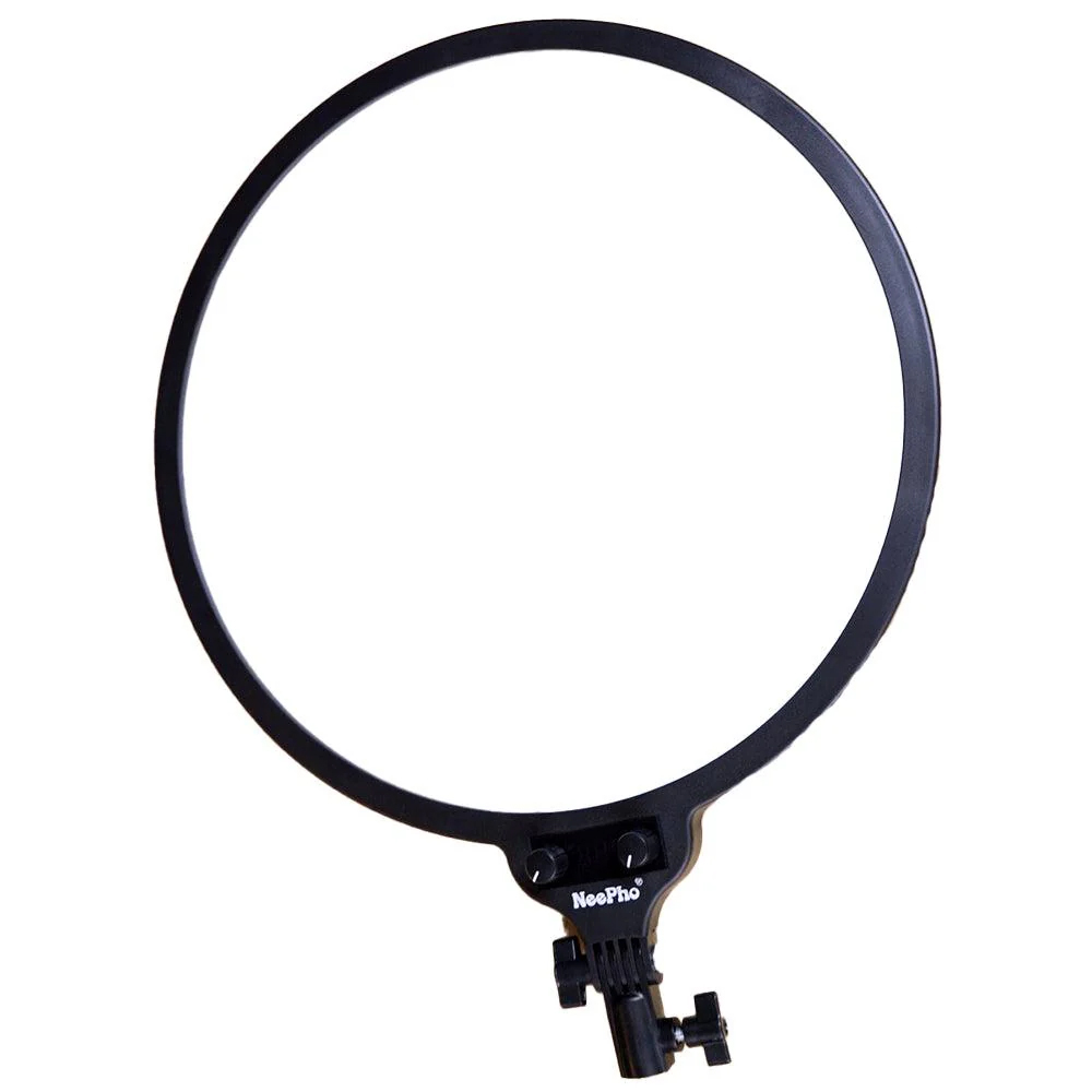 Neepho 33cm Led Soft Ring Light With 360 Rotating Pan Tilt - 2
