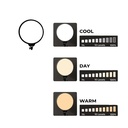Neepho 33cm Led Soft Ring Light With 360 Rotating Pan Tilt - 3