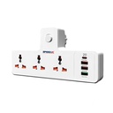 New 304puc Speed-x Premium Portable Power Strip 3socket+3usb+1type-c Port - 3