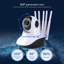 New Speed-x 5 Antenna Ca-q5-5 Night Vision Camera 2mp 1080p Full Hd With V380 Pro App - 2