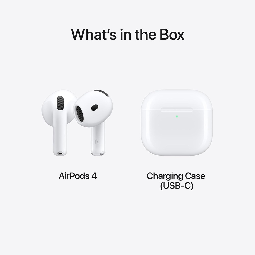 Apple Airpods 4 Bt 5.3v With Anc Usb-c & Wireless Charging Case - 4