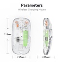 New Transparent Wireless+bluetooth Dual-mode Rechargeable Mouse - 4