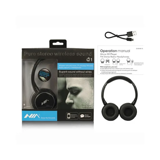 Nia Q1 Bluetooth Wireless Headphone - 4