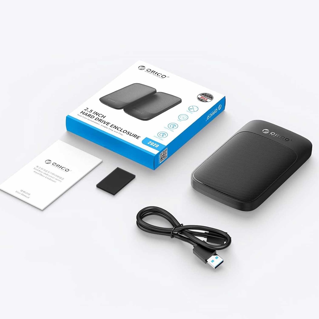 Orico Hdd Case 2.5 Inch 2020u3-v1 3.0 New Model - 4