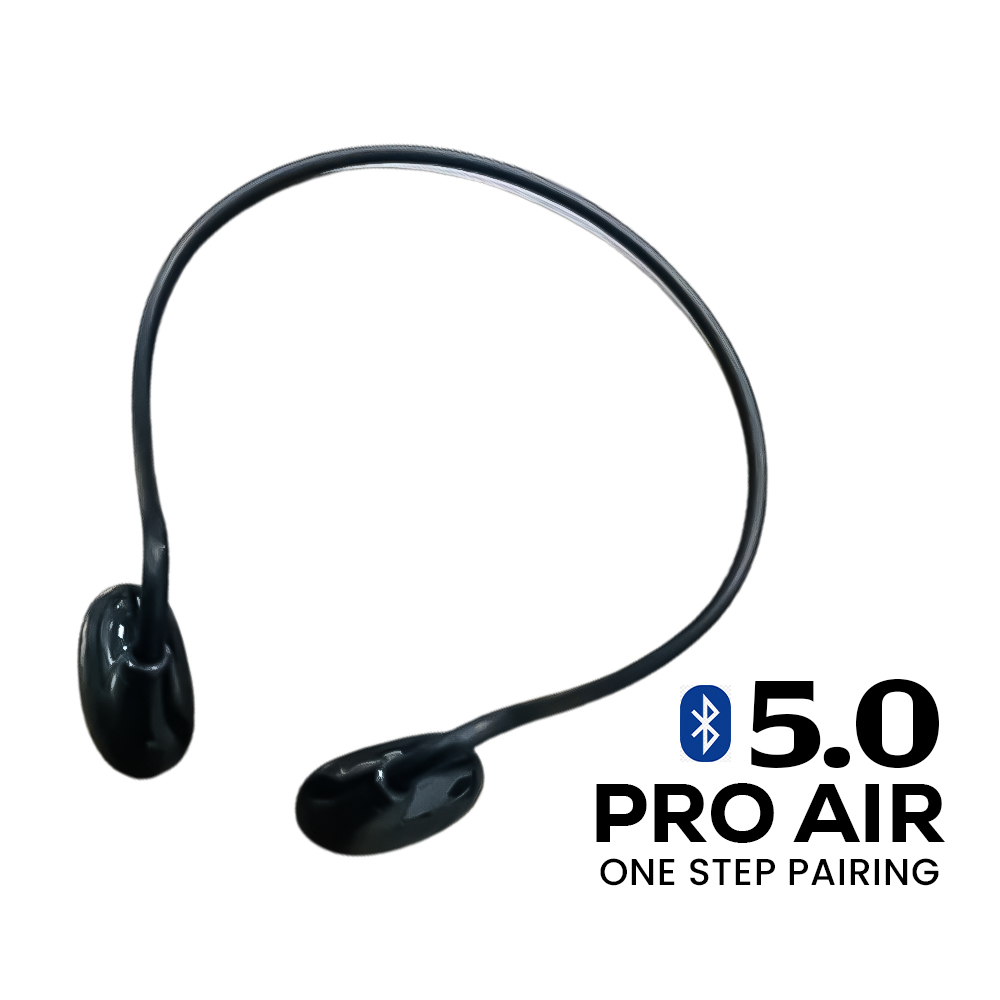 Pro Air Neck Hanging Wireless Earphone Black - 2