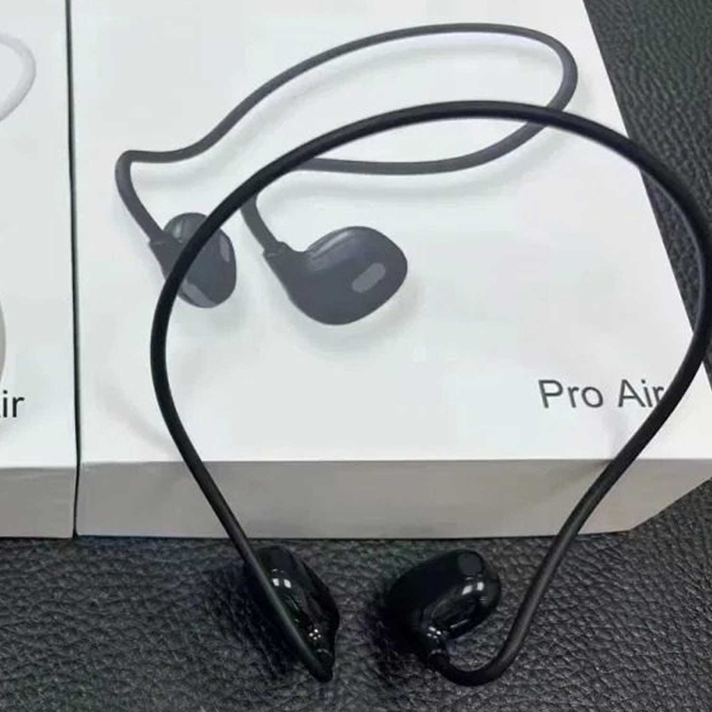 Pro Air Neck Hanging Wireless Earphone Black - 4