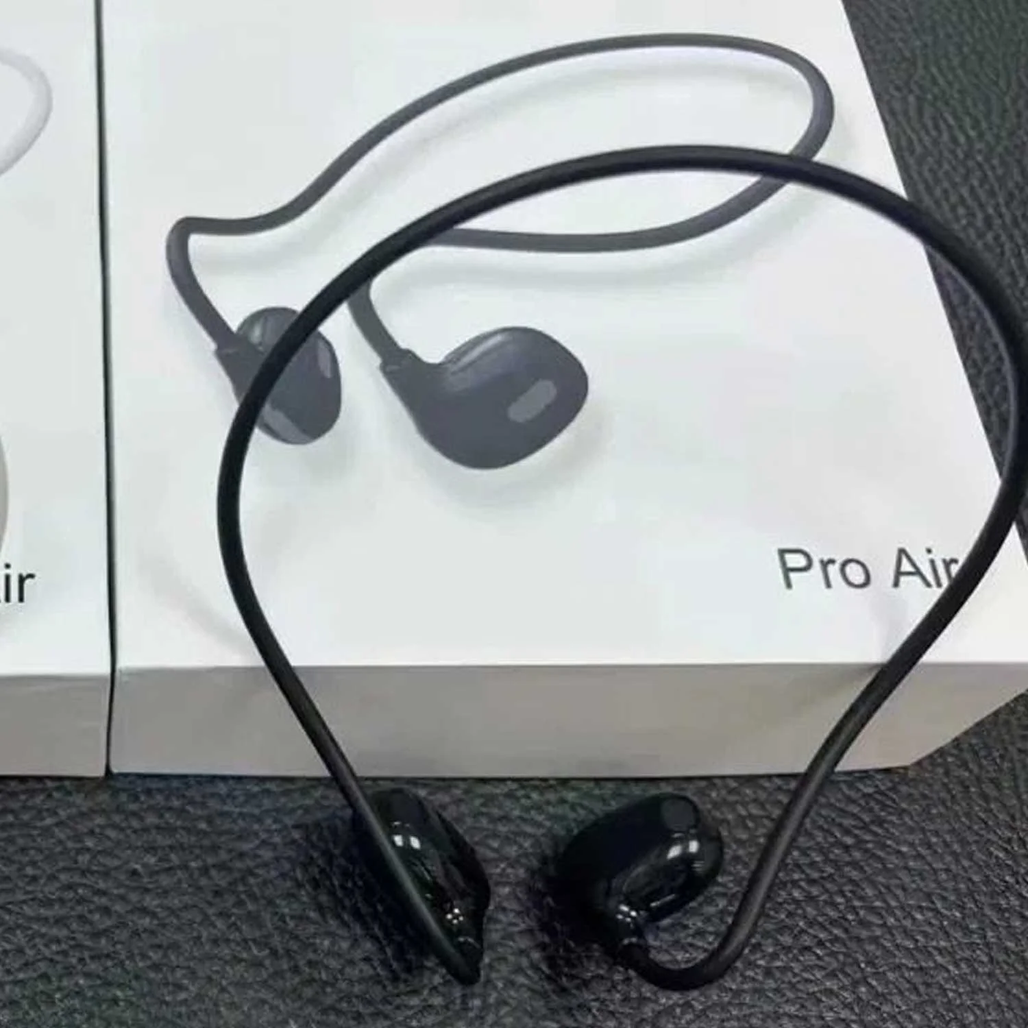 Pro Air Neck Hanging Wireless Earphone Black - 4