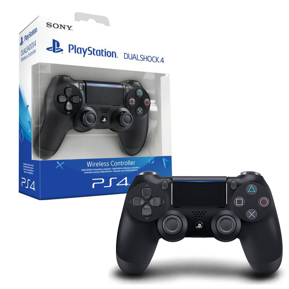 Ps4 Jet Black Dualshock4 Wireless Game Controller - 4