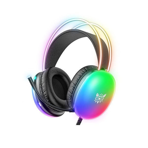 Onikuma-x25 Pro Rgb Head Beam With Mic 3.5mm Durable Stereo Surround Gaming Headset (Black)