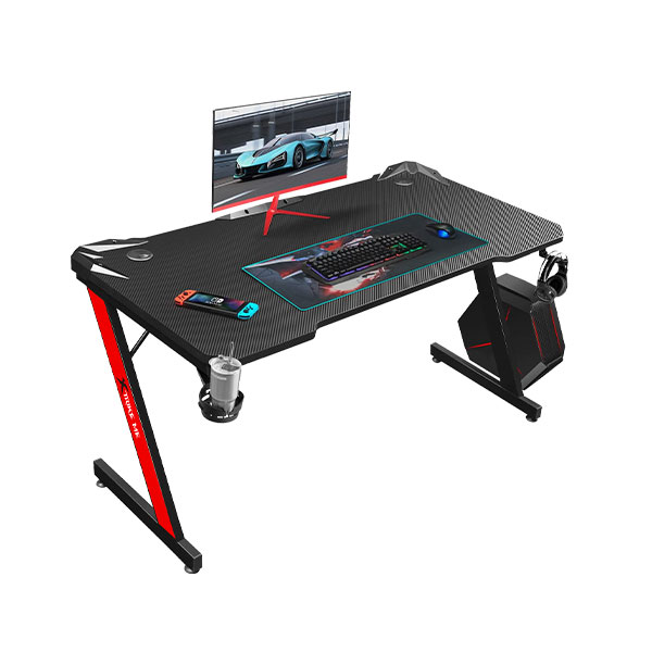 Xtrike Me Dk-02 Ergonomic Computer Desk With Headphone Hook And Cup Holder Z-shaped Legs