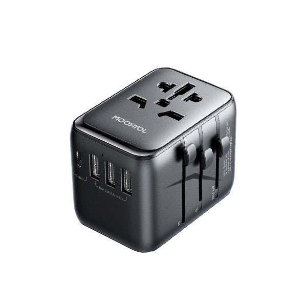 Jr-tcw01 17w 4-port Universal Travel Adapter