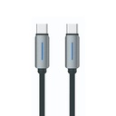 Logilink Type C To Type C Nylon Fast Charging Data Cable With Light 1m (1 Year Warranty)
