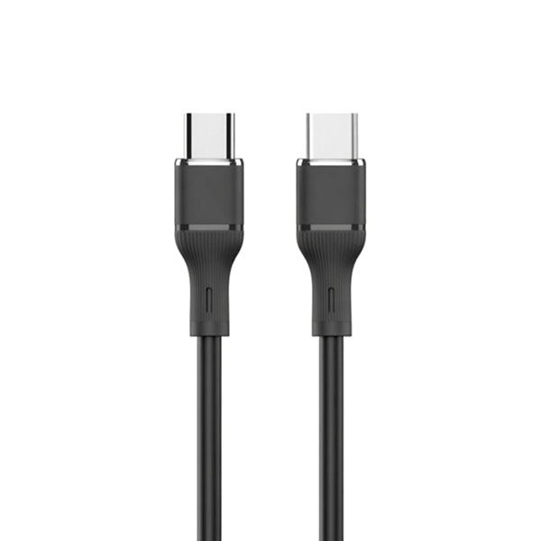 Logilink Type C To Type C Silicone Fast Charging Data Cable 1m (1 Year Warranty) (Black)