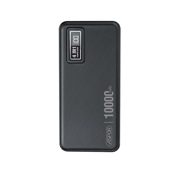 Aspor A300 Power Bank Original 10000mah Li-polymer Battery 4 In1 Power Bank