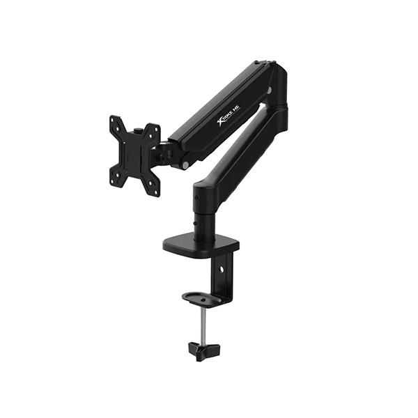 Xtriek-me Ht-20 Heavy Duty Adjustable Desk Mount Single Monitor Arm (Black)