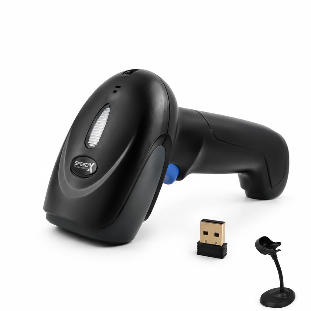[01514] Speed-x 8700 2d Wireless 2.4ghz Barcode Scanner With Stand And Receiver